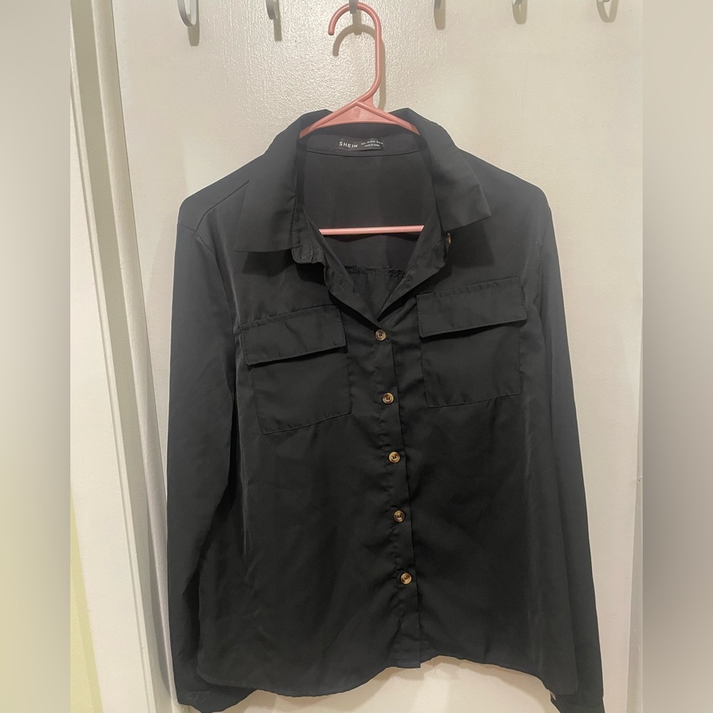 All Black SHEIN long shirt